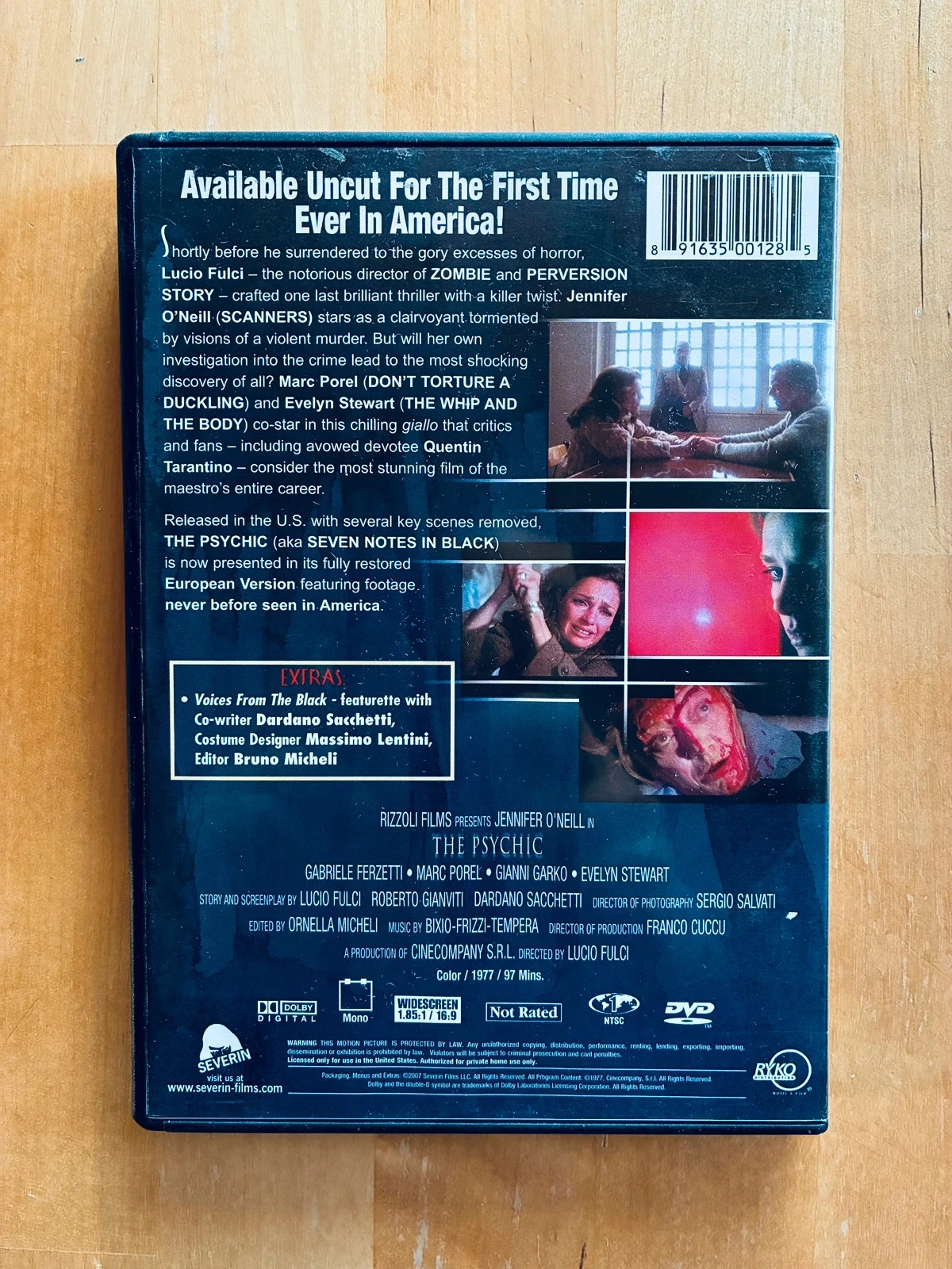 DVD The Psychic van Lucio Fulci. – photo 3
